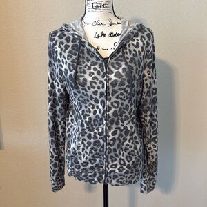 Victoria’s Secret PINK leopard hoodie, size small